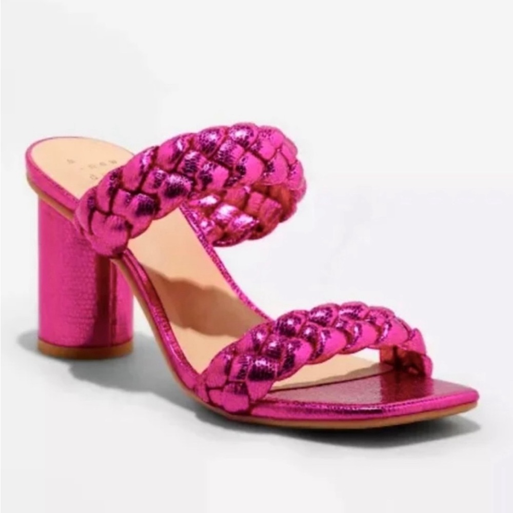 NEW Basil Mule Braided Heels